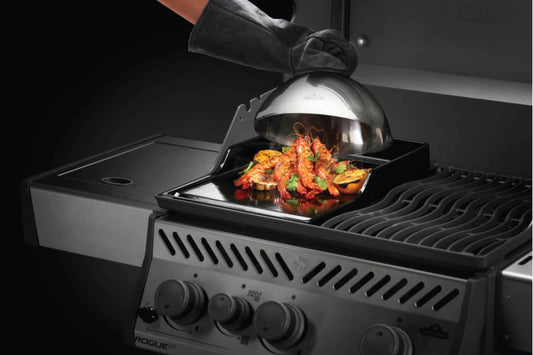 Napoleon Edelstahl Grillhaube (Cloche)/Schmelzglocke