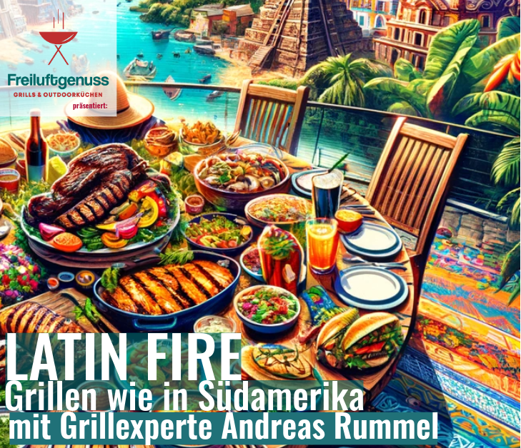 Grillseminar "LATIN FIRE" - der Lateinamerika-Grillkurs mit Andreas Rummel am 29.05.26 um 12:00 Uhr
