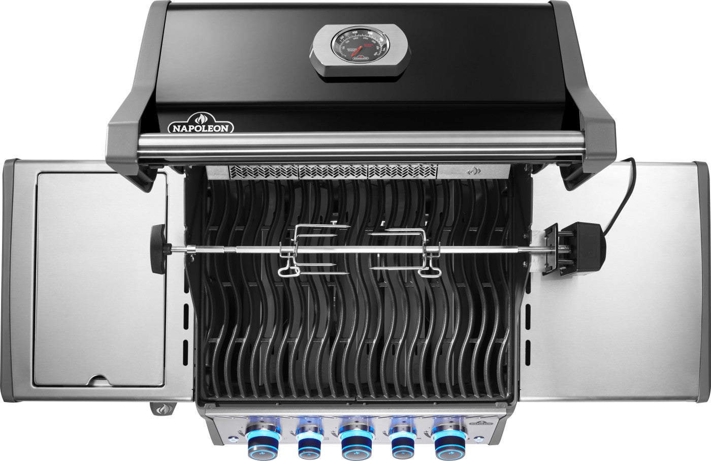 Rogue SE 525 with cast iron grates, black