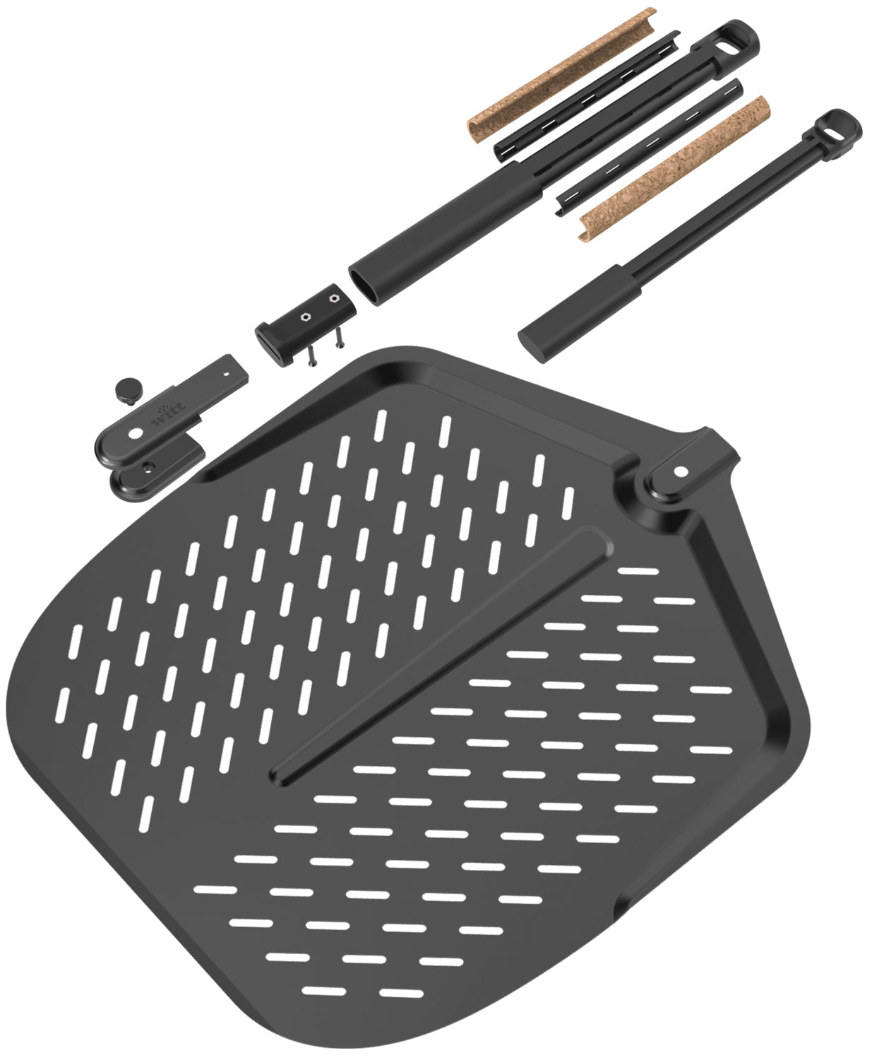 Witt - Pizza Schieber, Aluminium Black Edition