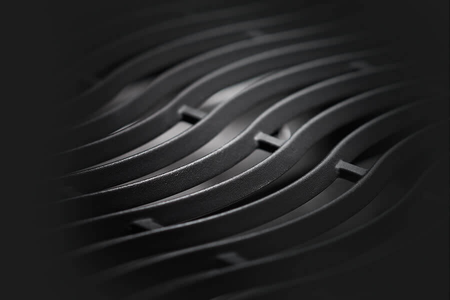 Rogue SE 525 with cast iron grates, black