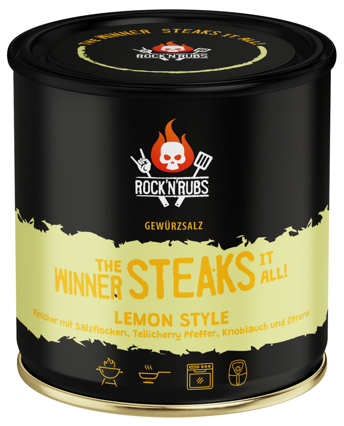 Rock'n'Rubs The Winner steaks it all Lemon Style