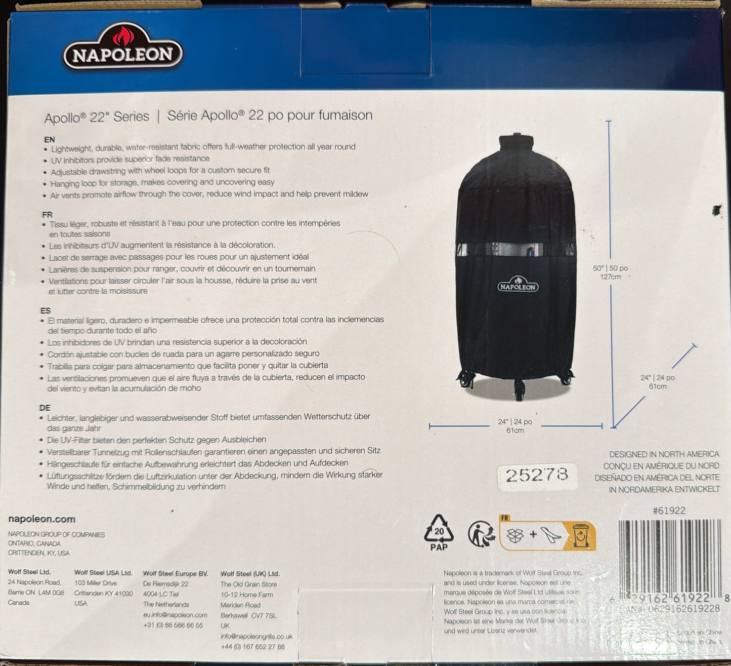 Cover for PRO22K-CART-2