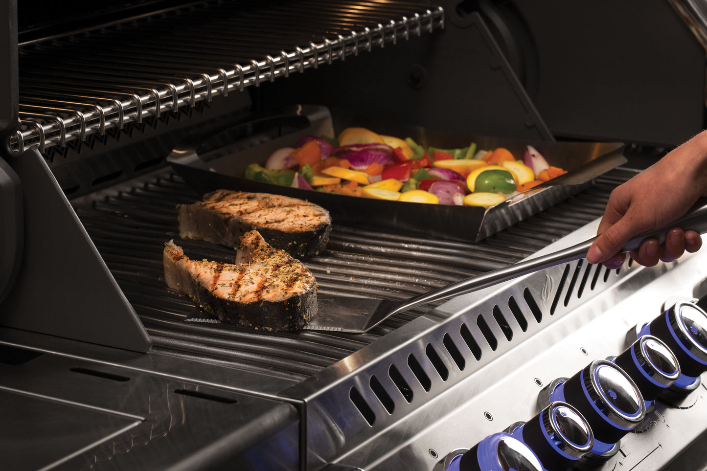 Napoleon - 2-piece grill cutlery set from the PRO series made of stainless steel