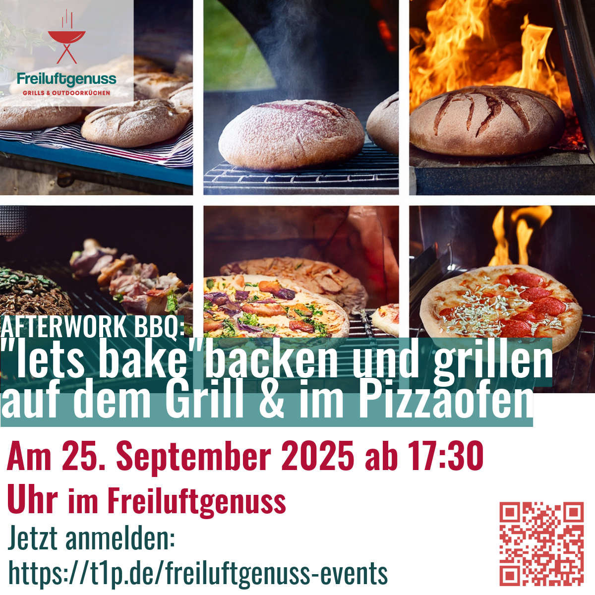 Afterwork BBQ "Let's Bake" - Wir backen auf dem Grill und im Pizzaofen