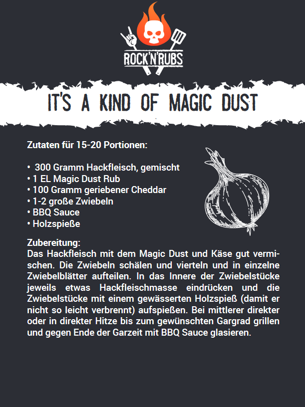 Rock'n'Rubs Magic Dust, Impression 1