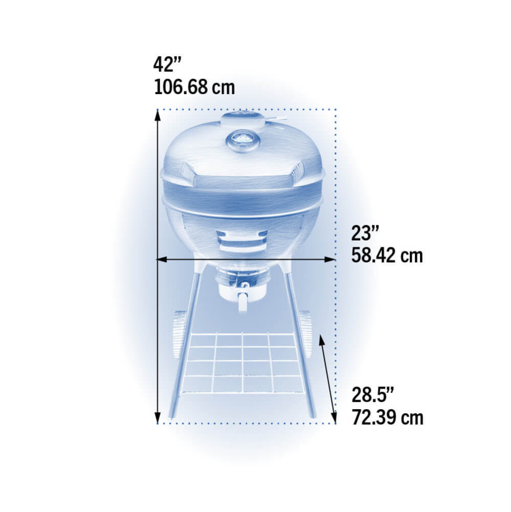 PRO charcoal kettle grill, Ø57cm