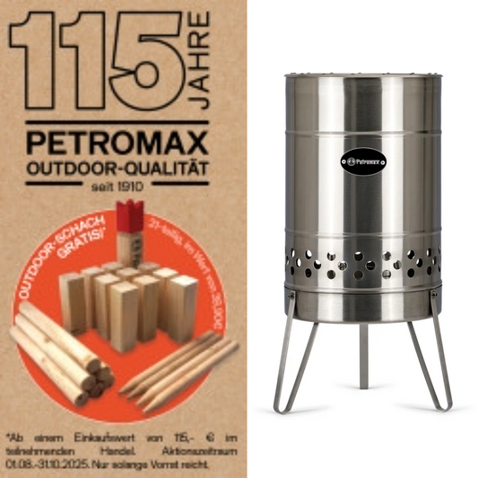 Petromax - Pyron - inklusive gratis Wikingerschach