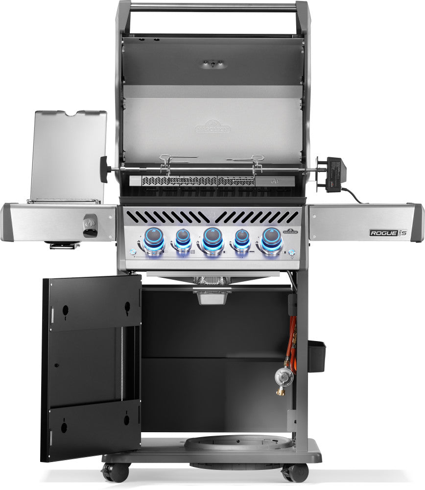 Rogue SE 525 with cast iron grates, black