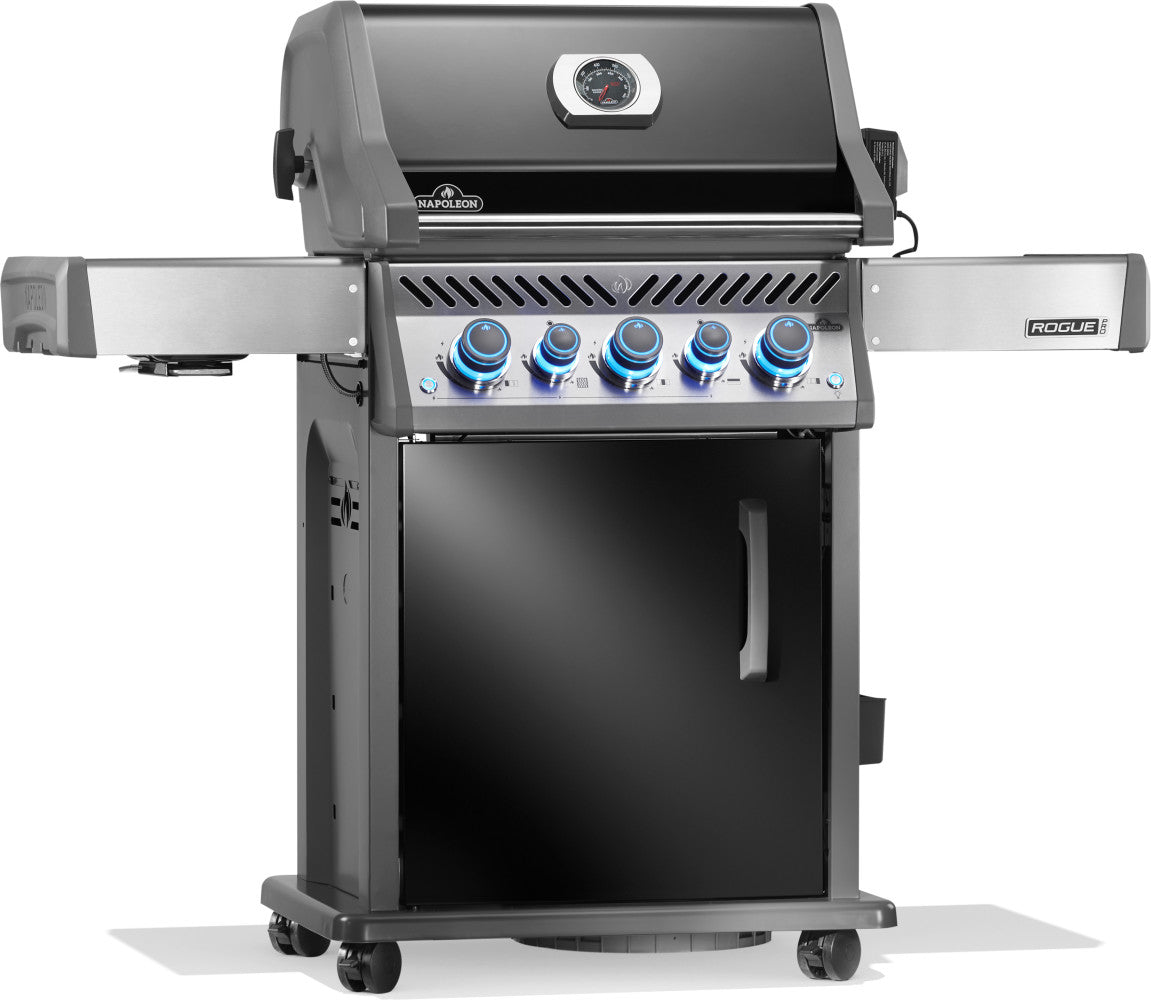 Rogue SE 525 with cast iron grates, black