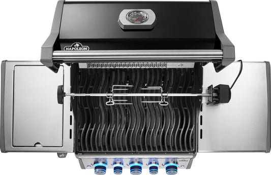 Rogue SE 525 with cast iron grates, black