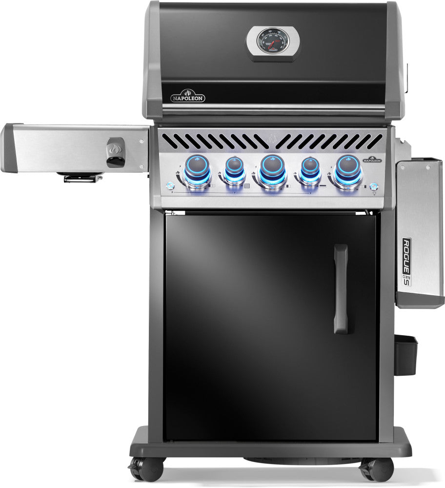 Rogue SE 525 with cast iron grates, black