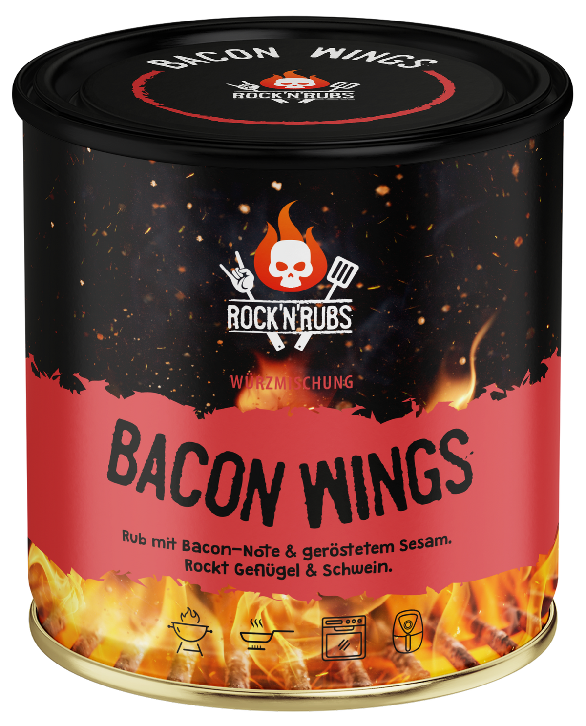 Rock'n'Rubs Ultimative Würze Bacon Wings