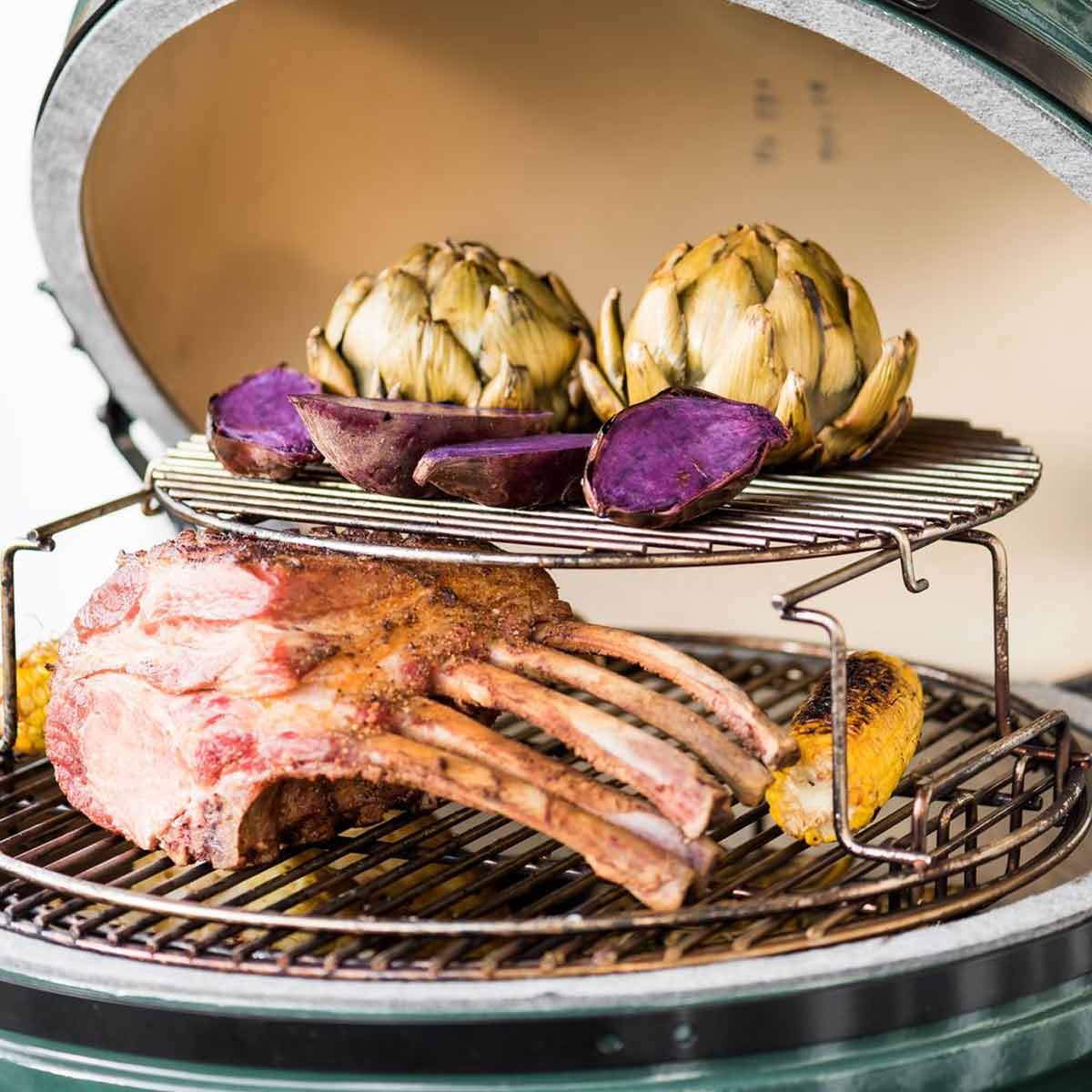 Big Green Egg – 2-teilige Rosterhöhung L