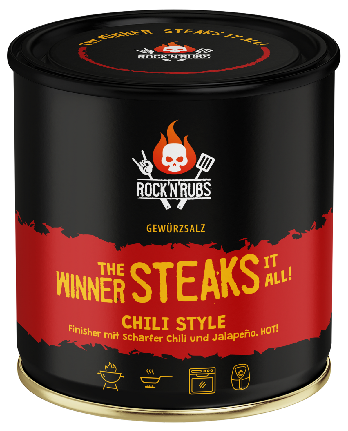 Rock'n'Rubs The Winner steaks it all Chili Style