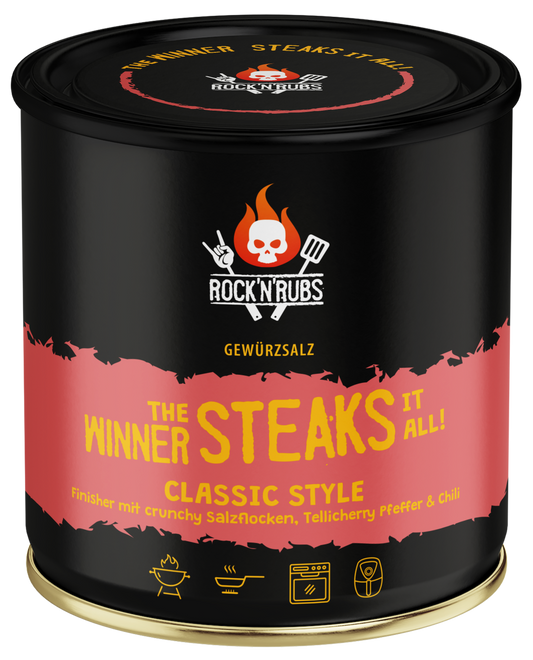 Rock'n'Rubs The Winner steaks it all Classic Style