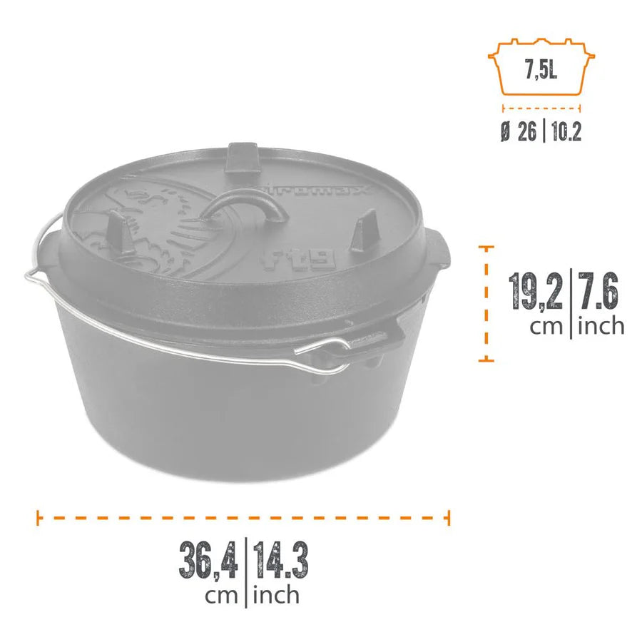 Petromax fire pot ft9 with flat bottom