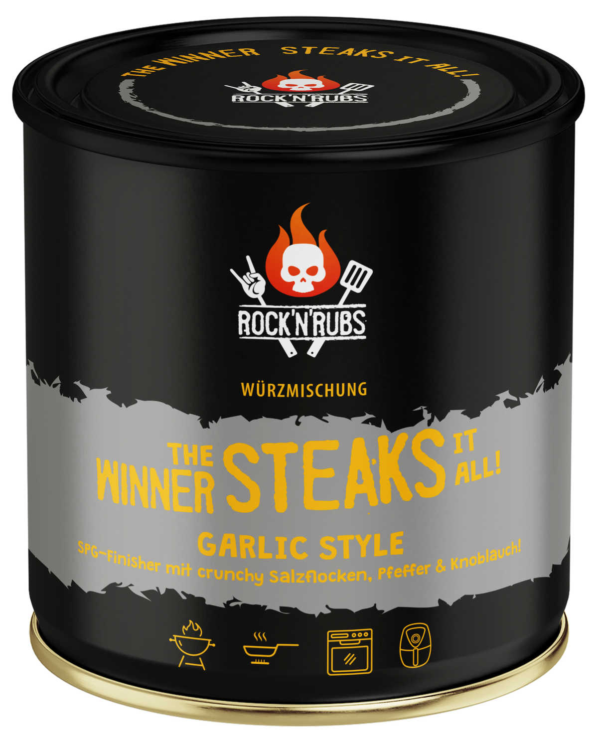 Rock'n'Rubs The Winner steaks it all Garlic Style