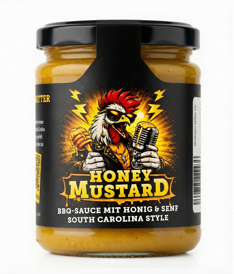 Rock'n'Rubs Honey Mustard BBQ Sauce, 280 g