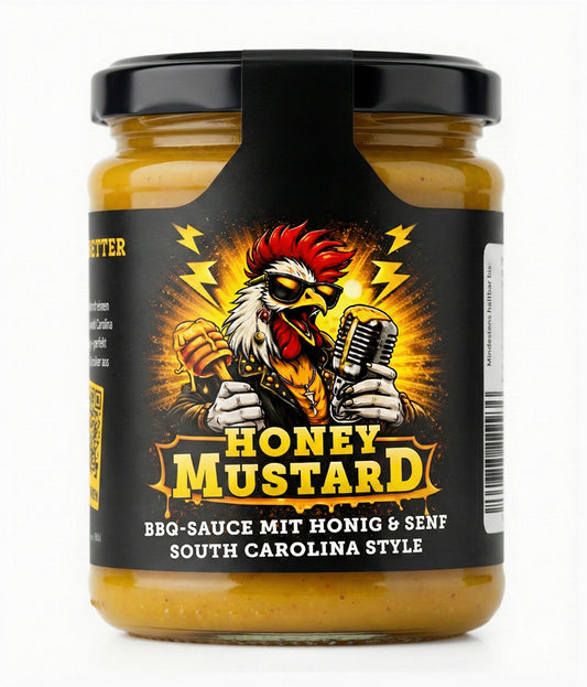 Rock'n'Rubs Honey Mustard BBQ Sauce, 280 g