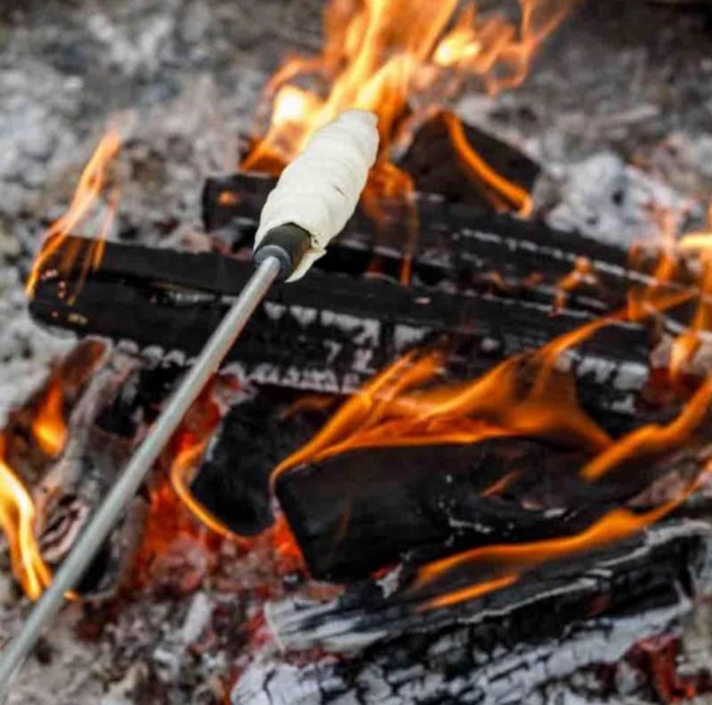 Petromax stick bread skewer with cast iron tip