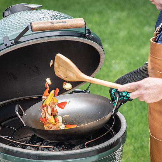 Big Green Egg – Grill - Wok aus Karbonstahl